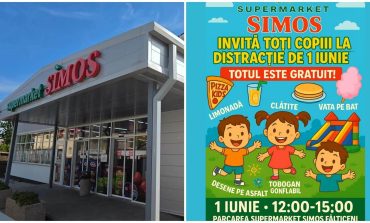 Supermarket Simos organizează în Fălticeni cea mai dulce și frumoasă petrecere de 1 Iunie. Totul este gratuit!