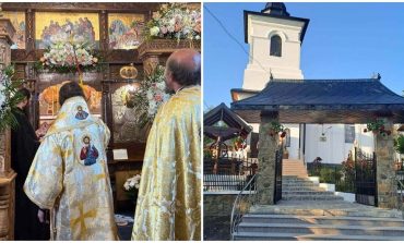 Prea Sfințitul Damaschin și un sobor de preoți au participat la resfințirea Bisericii Sfântul Nicolae din satul Uncești