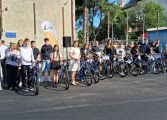 Compania Alevia premiază performanța. Elevi de top ai Școlii „Mihail Sadoveanu” din Fălticeni au primit biciclete