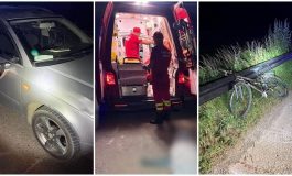 Accident rutier mortal în comuna Dolhești. Un autoturism l-a acroșat pe un bărbat care voia să urce pe bicicletă