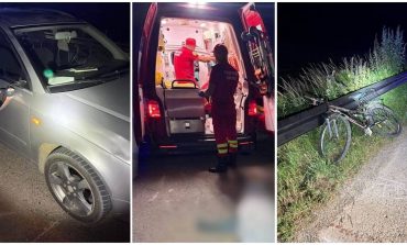 Accident rutier mortal în comuna Dolhești. Un autoturism l-a acroșat pe un bărbat care voia să urce pe bicicletă