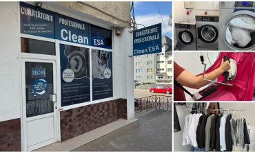 S-a deschis Clean ESA. Noua curățătorie din Fălticeni face hainele, perdelele și lenjeriile să arate impecabil