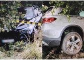 Accident rutier produs între localitățile Rădășeni și Sasca. Trei autoturisme s-au ciocnit și au ieșit în afara șoselei