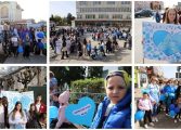 De la inimă la inimă. 300 de elevi și profesori din Fălticeni au luat parte la Marșul pentru Conștientizarea Autismului