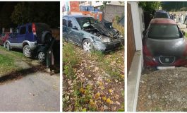 Coliziune încheiată cu patru mașini avariate în municipiul Fălticeni. Șoferul nu s-a asigurat la schimbarea benzii