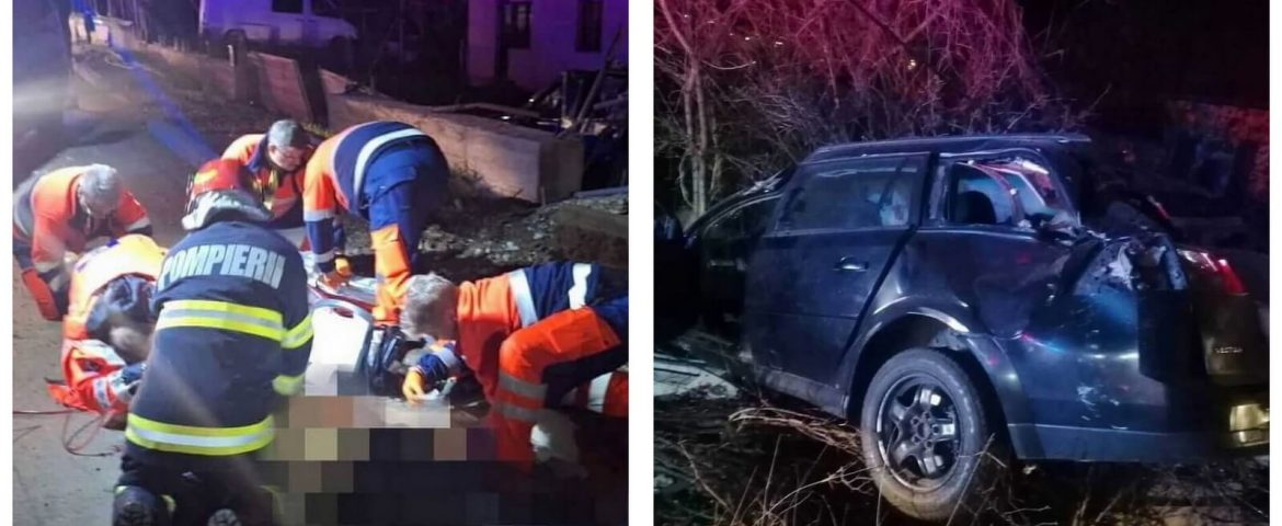 Accident rutier grav la ieșirea din Fălticeni. Un bărbat și-a pierdut viața. Autoturism ieșit în afara părții carosabile