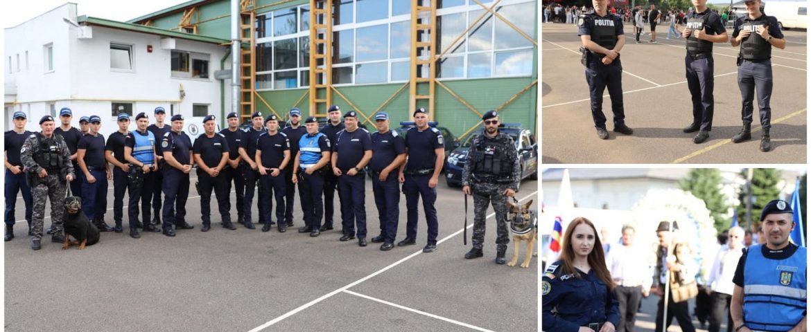 Măsuri sporite de ordine și siguranță. Numeroși polițiști și jandarmi sunt prezenți la Zilele Municipiului Fălticeni