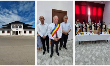 Căminul Cultural Lămășeni reintră în circuitul evenimentelor locale. Preoții au sfințit obiectivul modernizat