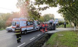 Detaliile accidentul rutier din comuna Bunești. Situația care ar fi făcut șoferița să piardă controlul autoturismului