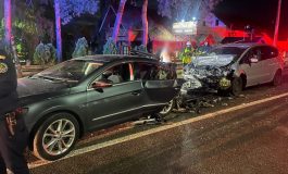 Accident rutier produs în localitatea Drăgușeni. Două autoturisme s-au ciocnit. 9 persoane au ajuns la spital