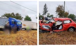 Accident rutier mortal în comuna Vadu Moldovei. Un autotren și un autoturism s-au ciocnit pe Drumul European