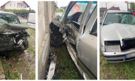 Accident rutier pe raza comunei Baia. Coliziune produsă în urma unei manevre de întoarcere. Doi șoferi s-au rănit