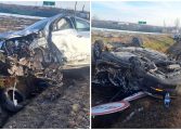 Accident rutier în comuna Fântâna Mare. Șase persoane sunt rănite. Două autoturisme s-au ciocnit pe DN2