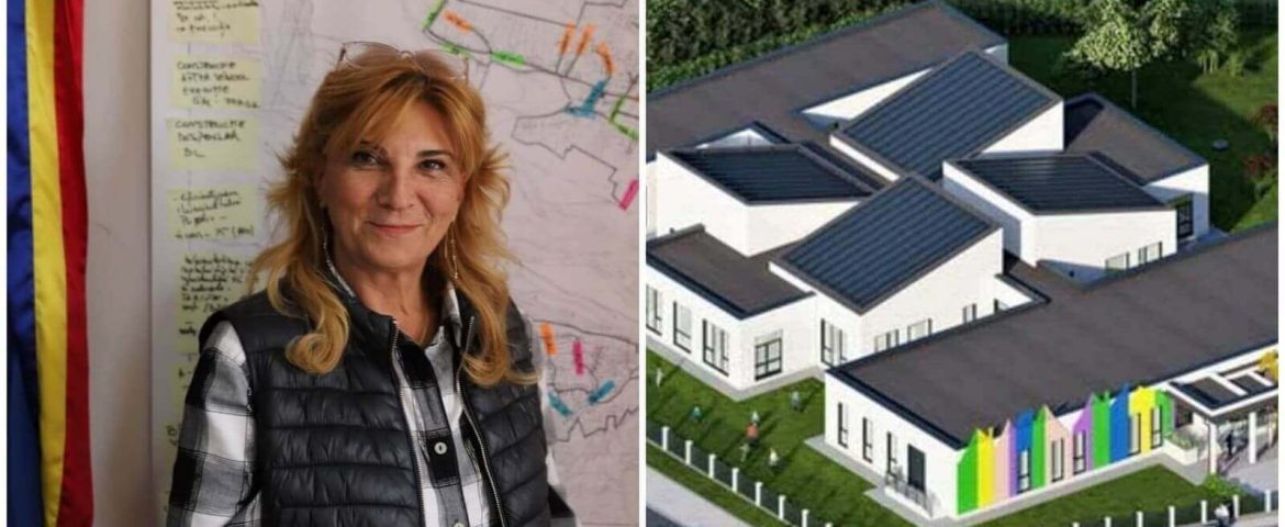Primarul Maria Tomescu anunță începerea unei noi investiții. Este construită prima creșă din comuna Baia