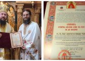 Prea Sfințitul Damaschin i-a înmânat părintelui profesor Bogdan Feștilă ordinul „Sfântul Mucenic Ioan Cel Nou”
